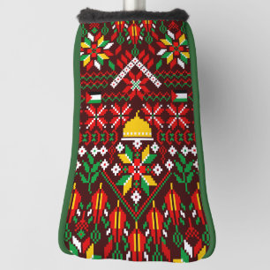 Palestine Tatreez Traditional Embrodery Golf Head Cover