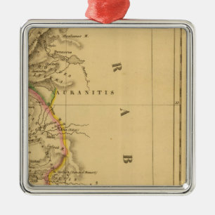 Palestine, the Kingdom of the Israelites Metal Tree Decoration
