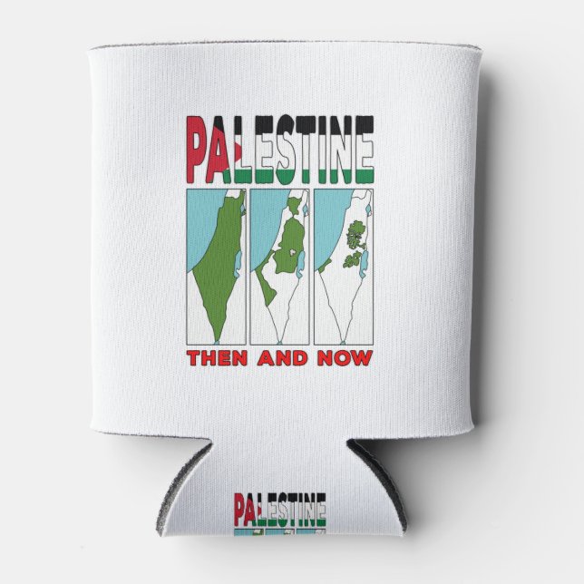 Palestine Then and Now Can Cooler (Front)