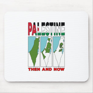 Palestine Then and Now Mouse Mat