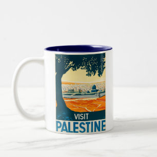 PALESTINE Two-Tone COFFEE MUG