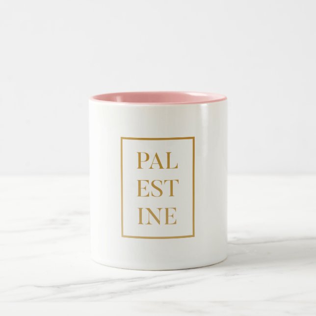 Palestine Two-Tone Coffee Mug (Center)