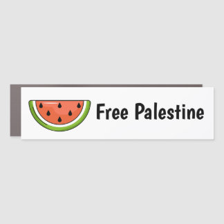Palestine Watermelon Car Magnet