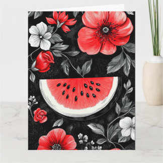 Palestine Watermelon  Card