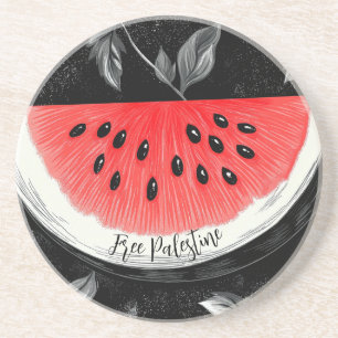 Palestine Watermelon  Coaster