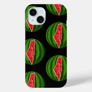 Palestine Watermelon Flag Map. Free Palestinians iPhone 15 Case