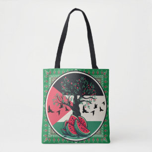 palestine watermelon - Freedom for Palestinians  Tote Bag