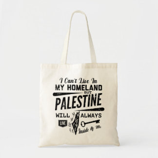 Palestine will always live inside of me-blk tote bag