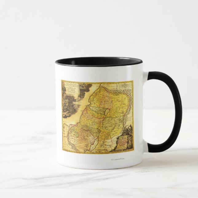 PalestinePanoramic MapPalestine 2 Mug (Right)