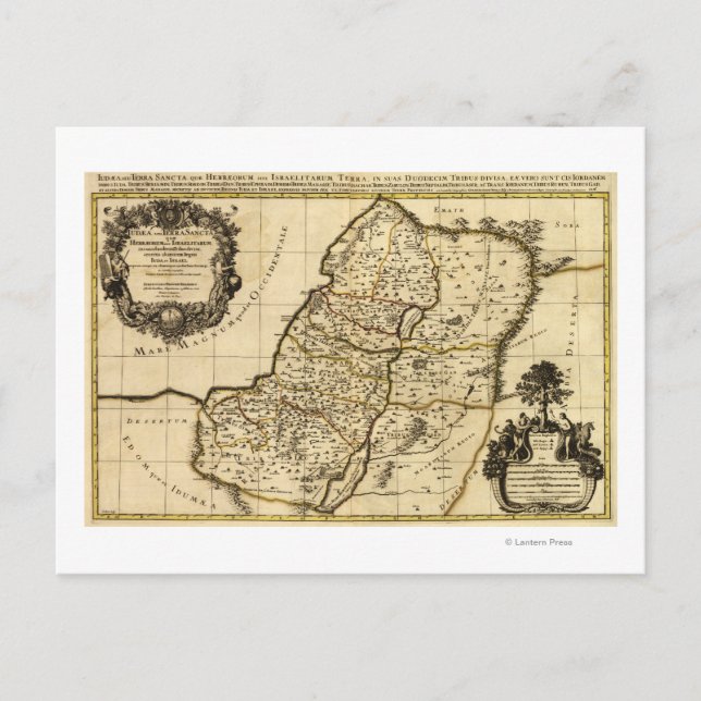 PalestinePanoramic MapPalestine 2 Postcard (Front)