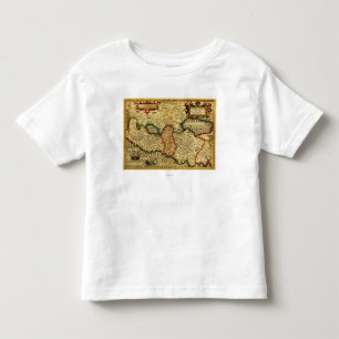 PalestinePanoramic MapPalestine 5 Toddler T-Shirt