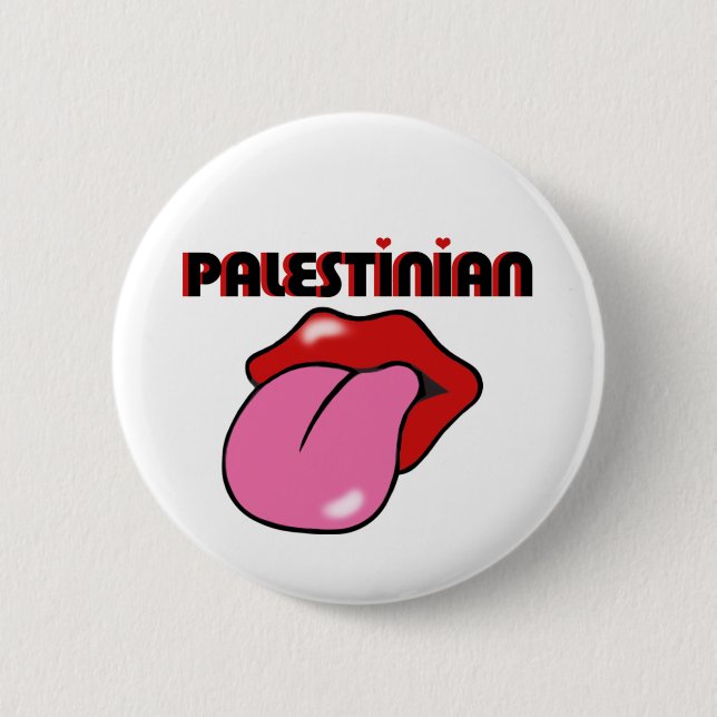 Palestinian 6 Cm Round Badge (Front)