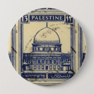palestinian ancient stamp 1920_ palestine folklor 10 cm round badge
