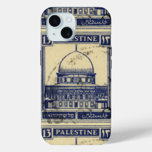 palestinian ancient stamp 1920_  palestine folklor iPhone 15 case