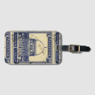 palestinian ancient stamp 1920_  palestine folklor luggage tag