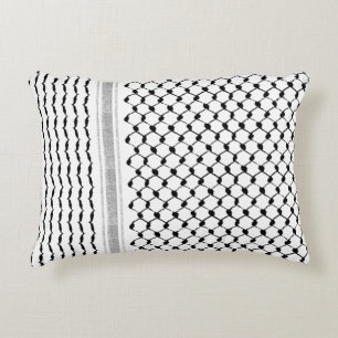 Palestinian Arabic Kufiya Pattern Customised Decorative Cushion