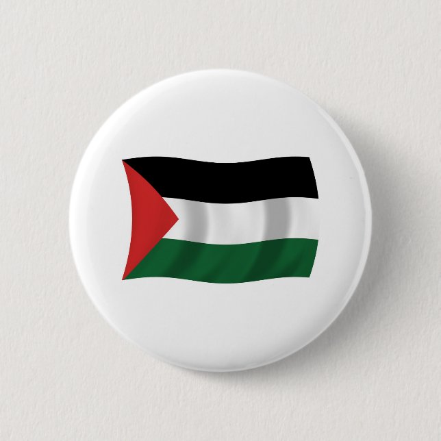Palestinian Authority Flag Button (Front)