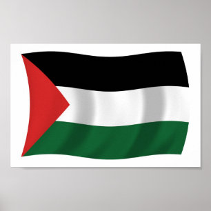 Palestinian Authority Flag Poster Print