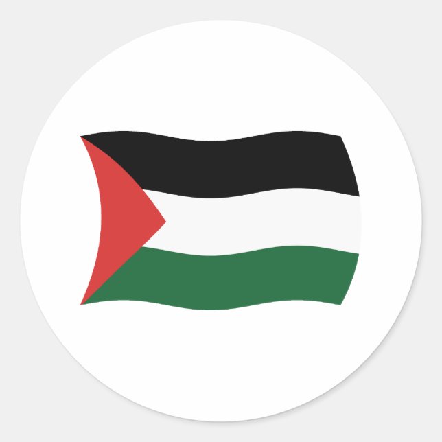 Palestinian Authority Flag Sticker (Front)