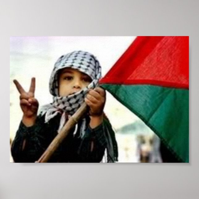 Palestinian Child for Peace Poster (Front)