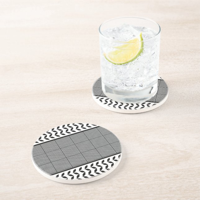 Palestinian Coasters - Palestine Keffiyeh Coasters (Side)
