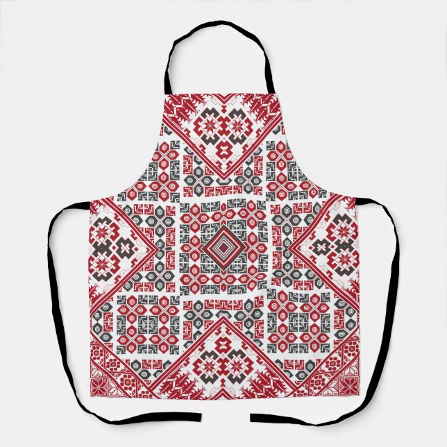 Palestinian Embroidery pattern 2  Apron (Front)