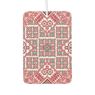 Palestinian Embroidery pattern 2 Car Air Freshener