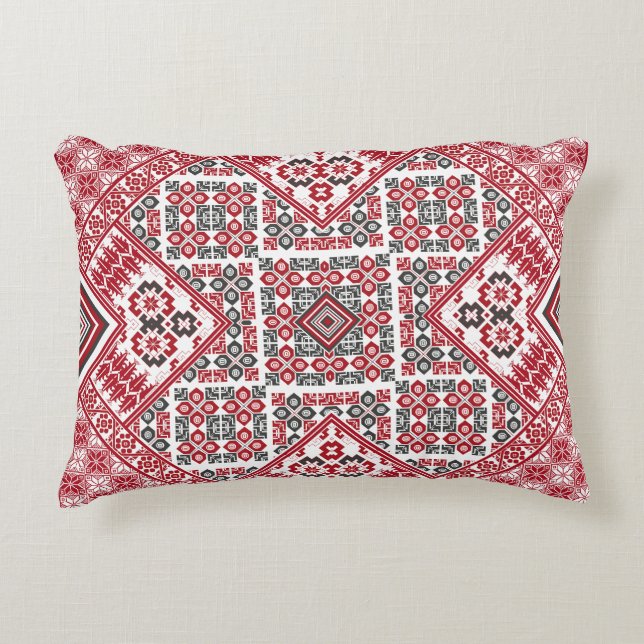 Palestinian Embroidery pattern 2  Decorative Cushion (Front)