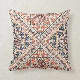 Palestinian embroidery pattern cushion