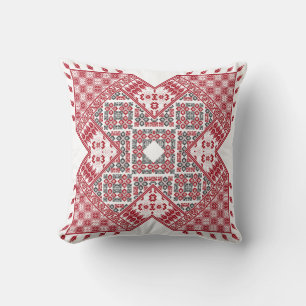 Palestinian Embroidery Pattern Cushion