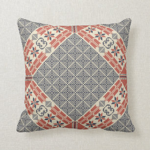 Palestinian embroidery pattern cushion