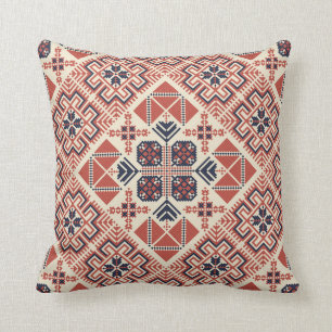 Palestinian embroidery pattern cushion