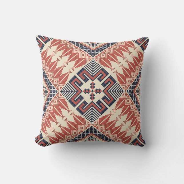 Palestinian embroidery pattern cushion (Front)