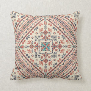 Palestinian embroidery pattern cushion
