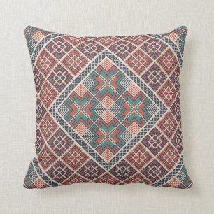 Palestinian embroidery pattern cushion