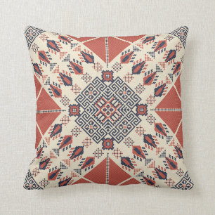 Palestinian embroidery pattern cushion
