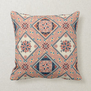Palestinian embroidery pattern cushion