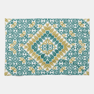 Palestinian Embroidery pattern Printed Design Tea Towel