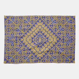 Palestinian Embroidery pattern Printed Design Tea Towel