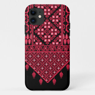 Palestinian Embroidery Tatreez printed design iPhone 11 Case