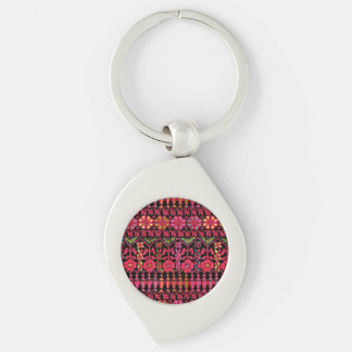 Palestinian Embroidery Tatreez printed Design Key Ring