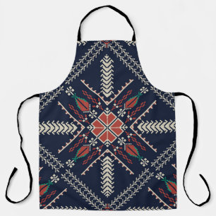 Palestinian Embroidery: Traditional Pattern Design Apron