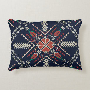 Palestinian Embroidery: Traditional Pattern Design Decorative Cushion