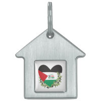Palestinian Flag and Olive Branches