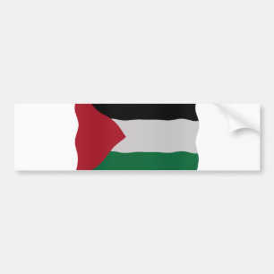 Palestinian flag bumper sticker