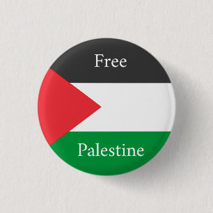 Palestinian flag Free Palestine customised 3 Cm Round Badge