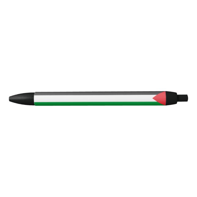 Palestinian flag Free Palestine customised Black Ink Pen (Front)