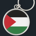 Palestinian flag Free Palestine customised Button Key Ring<br><div class="desc">Palestinian flag Free Palestine customised | علم فلسطين</div>