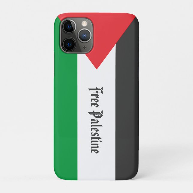Palestinian flag Free Palestine customised Case-Mate iPhone Case (Back)