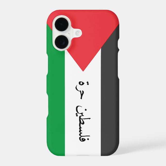 Palestinian flag Free Palestine customised iPhone Case (Back)
